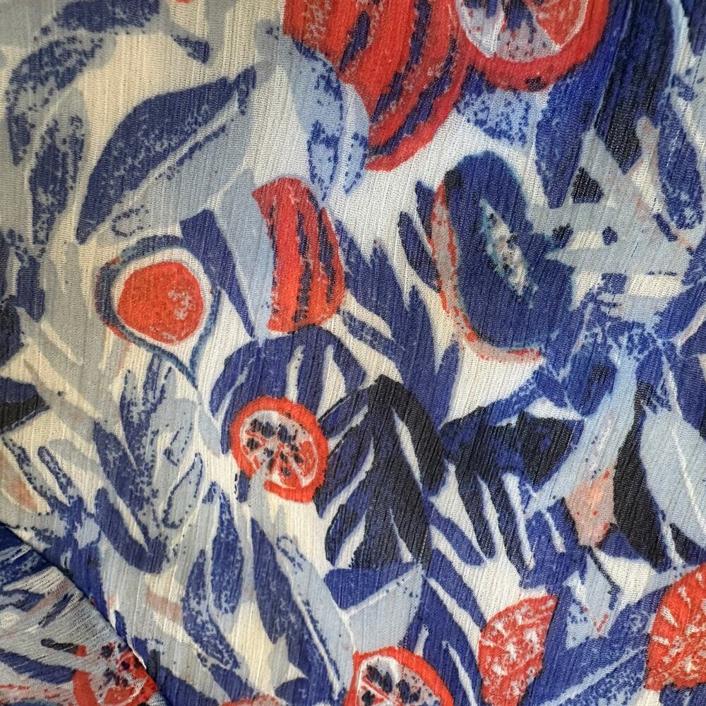 JunaRose Red White Blue Chiffon Maxi Dress SIZE 22 Wedding Party Flattering $90 - Picture 7 of 10